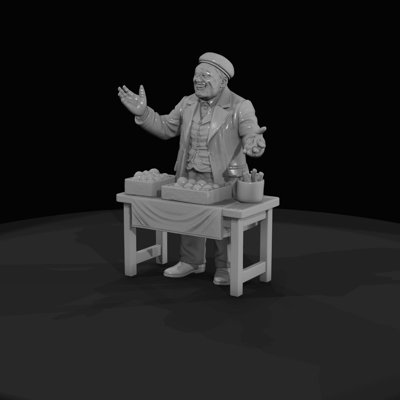 Western Townsperson Figure (1860s) — Merchant