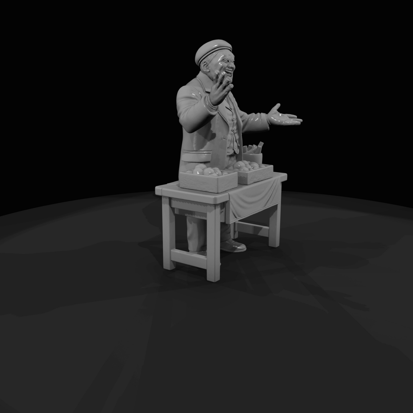 Western Townsperson Figure (1860s) — Merchant