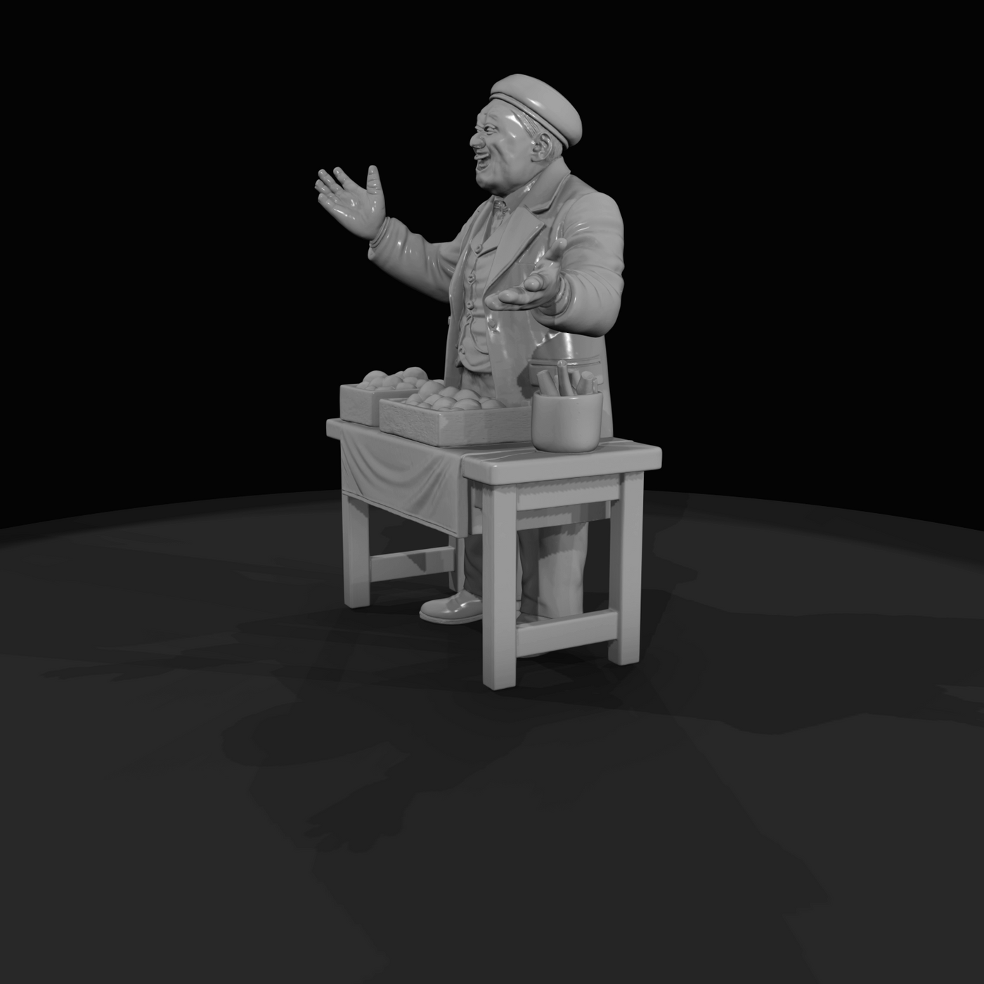 Western Townsperson Figure (1860s) — Merchant