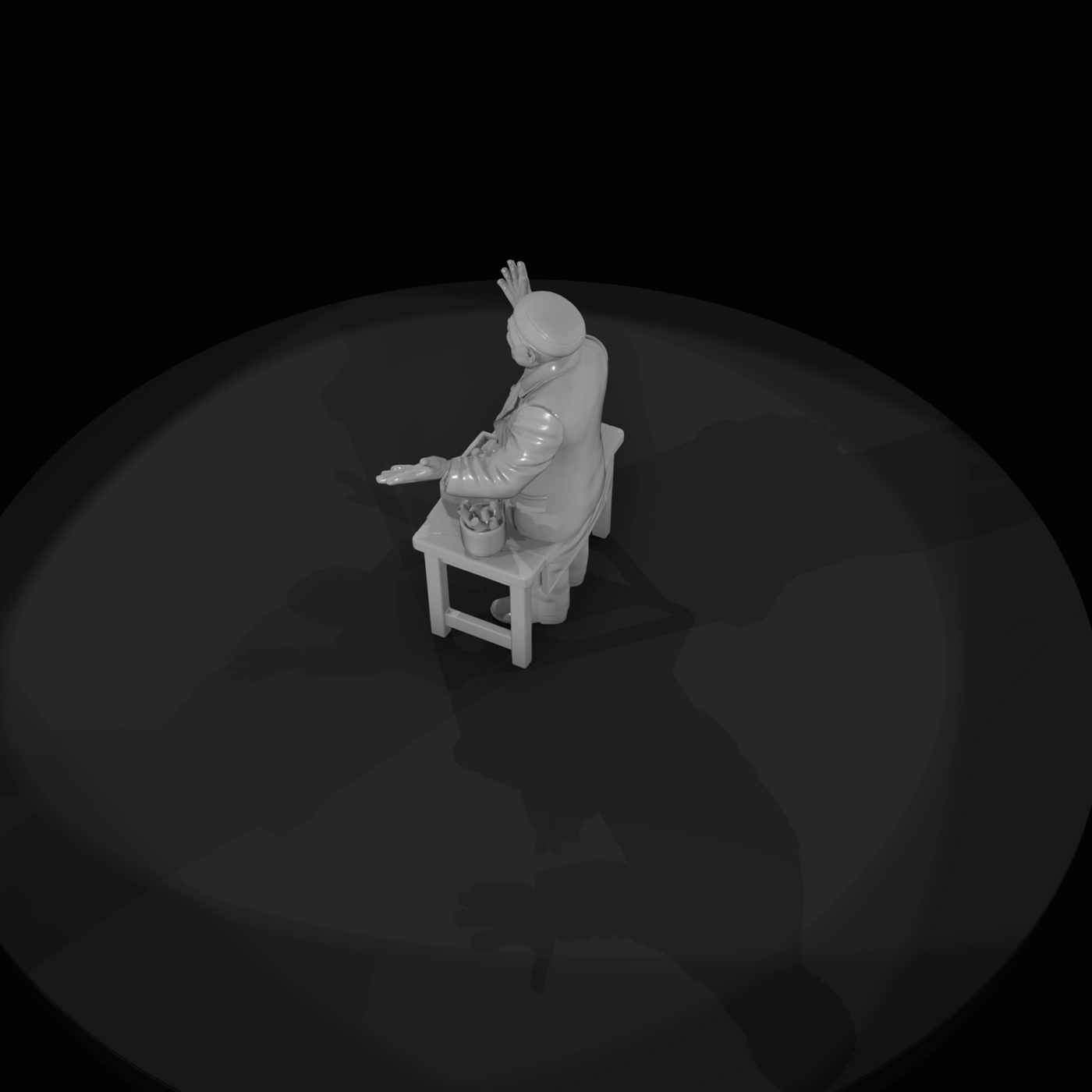 Western Townsperson Figure (1860s) — Merchant