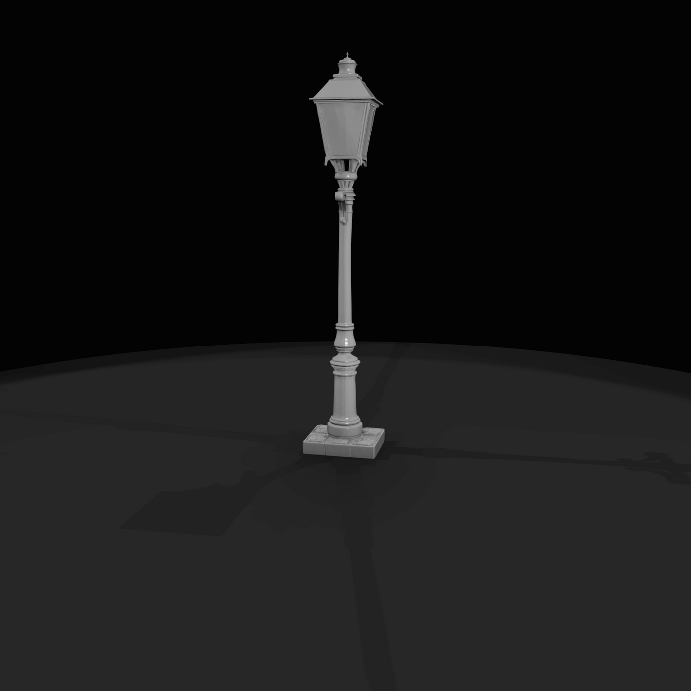 Western Townsperson Figure (1860s) — Street Lamp