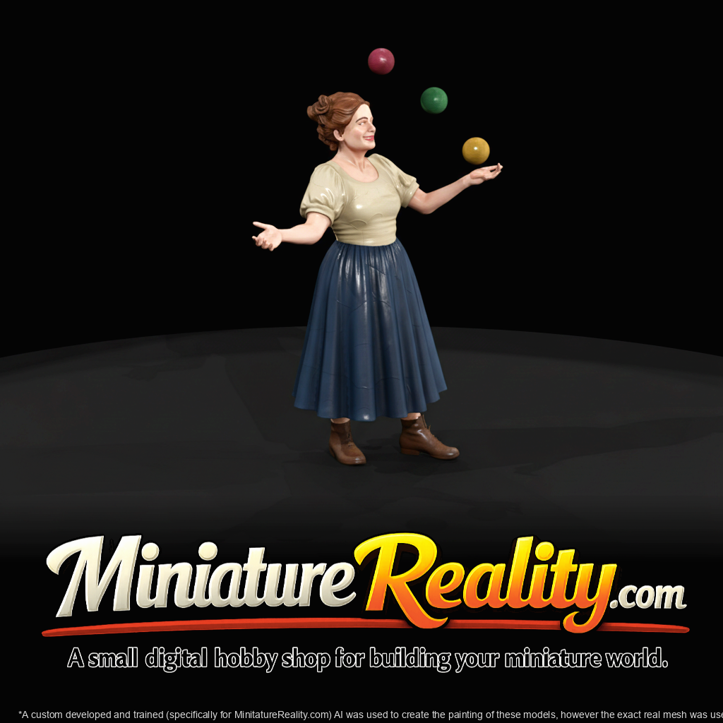 female figurine (juggler)