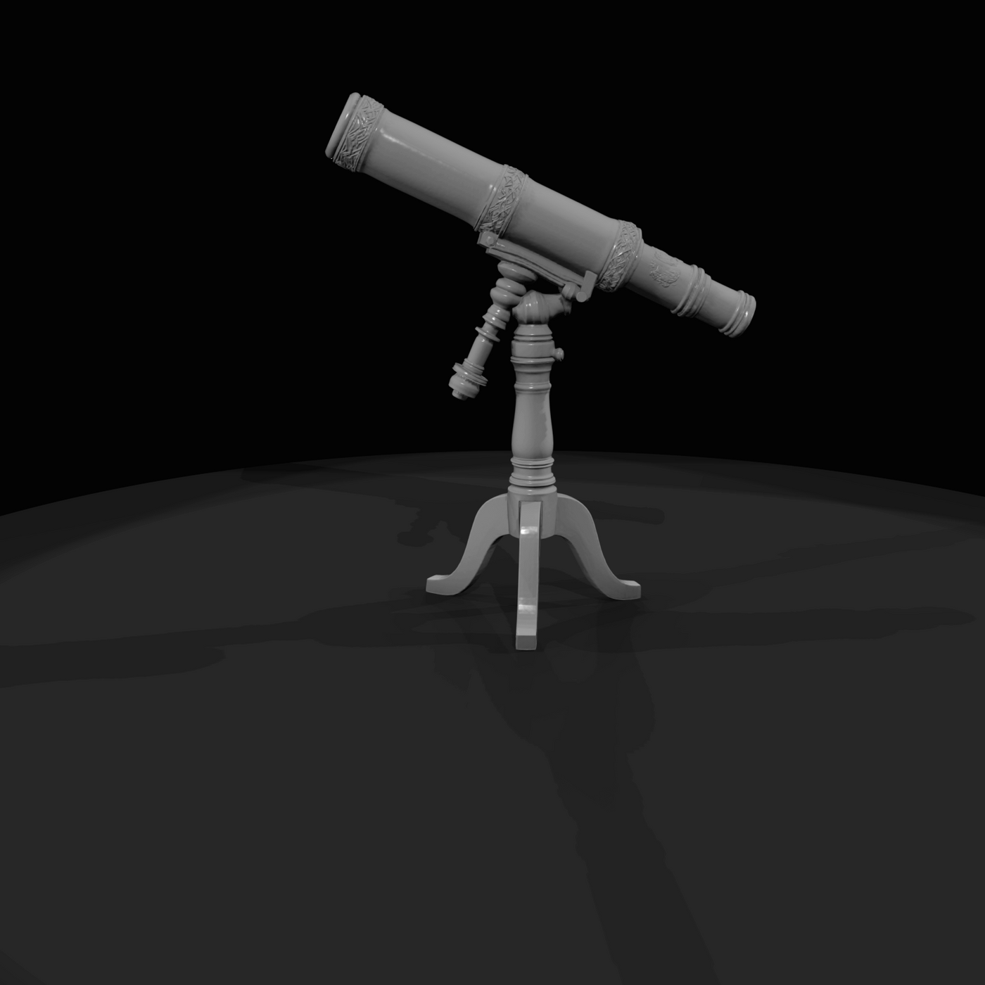 Western Townsperson Figure (1860s) — Telescope