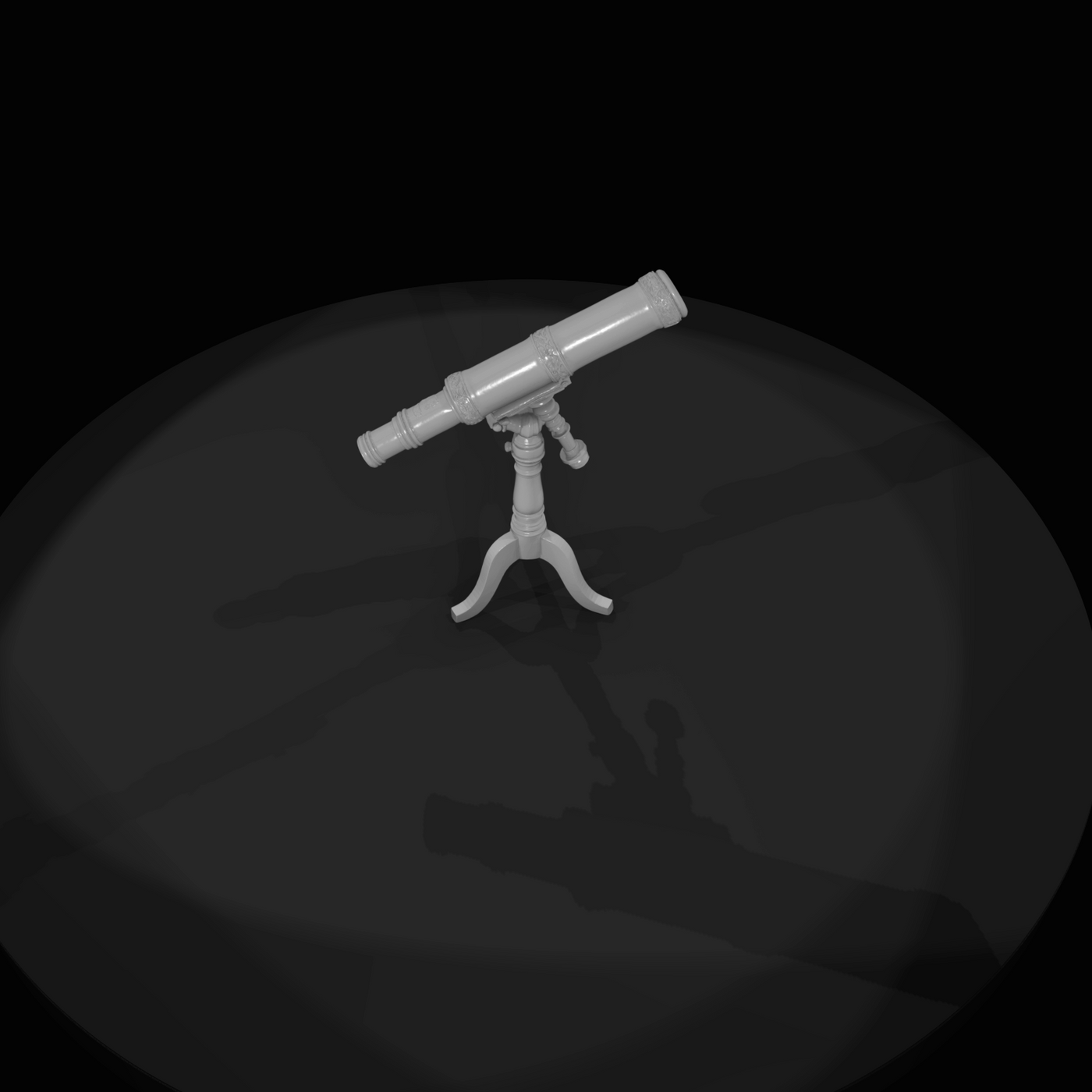 Western Townsperson Figure (1860s) — Telescope