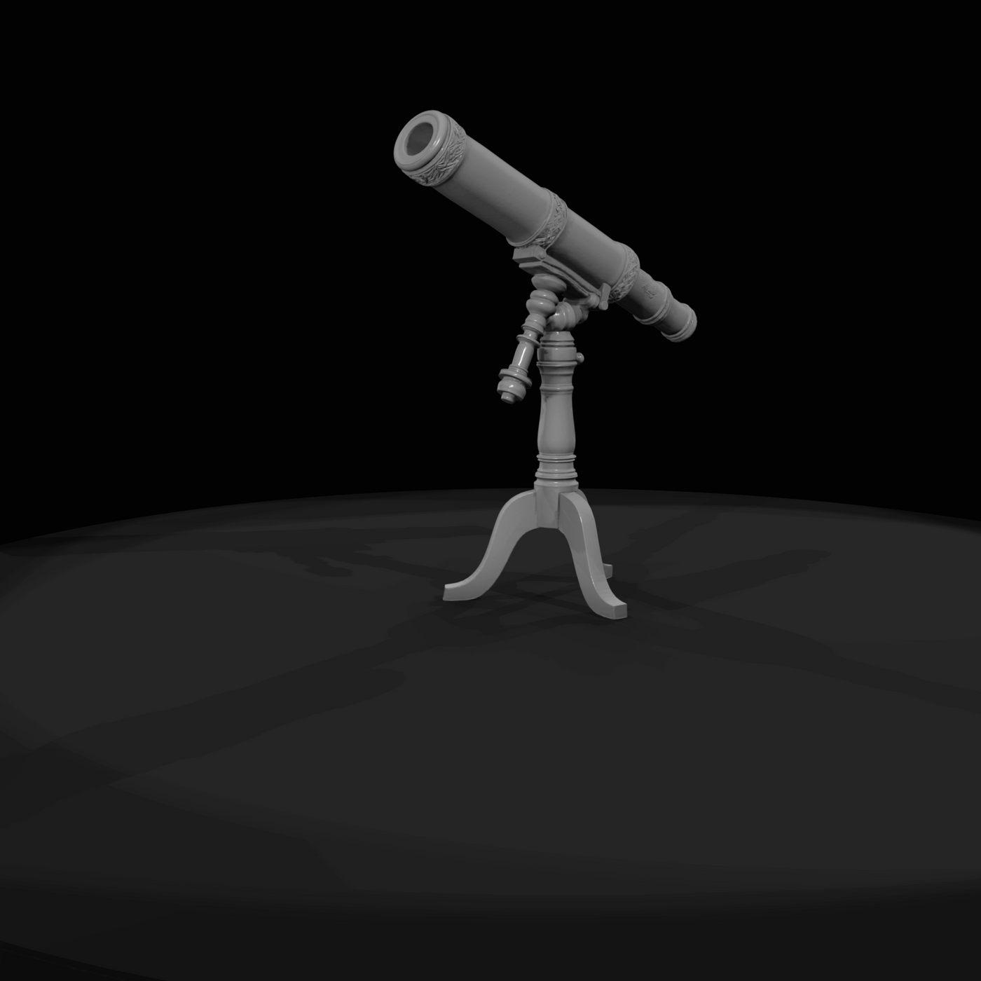 Western Townsperson Figure (1860s) — Telescope