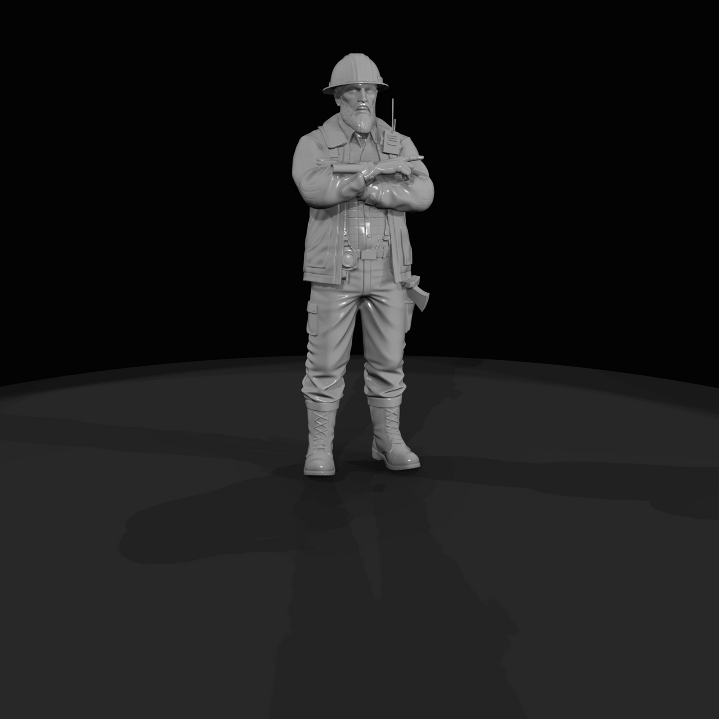 Lumberjack Figure (2000s-2010s) — Experienced Foreman