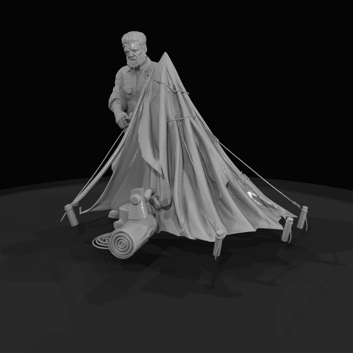 Lumberjack Figure (estimated) — Setting Up