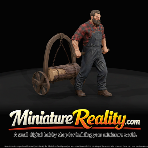 1890s lumberjacks lumberjack with log