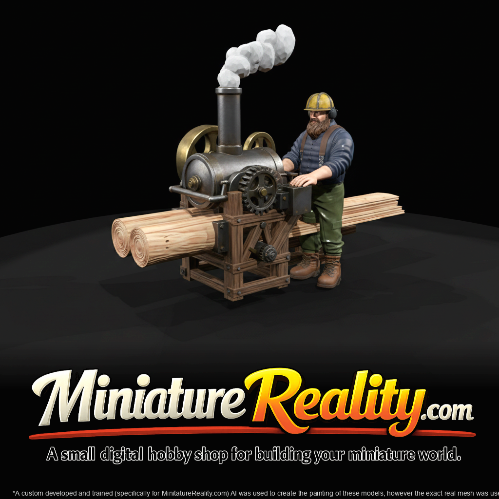 1890s lumberjacks lumberjack with sawmill