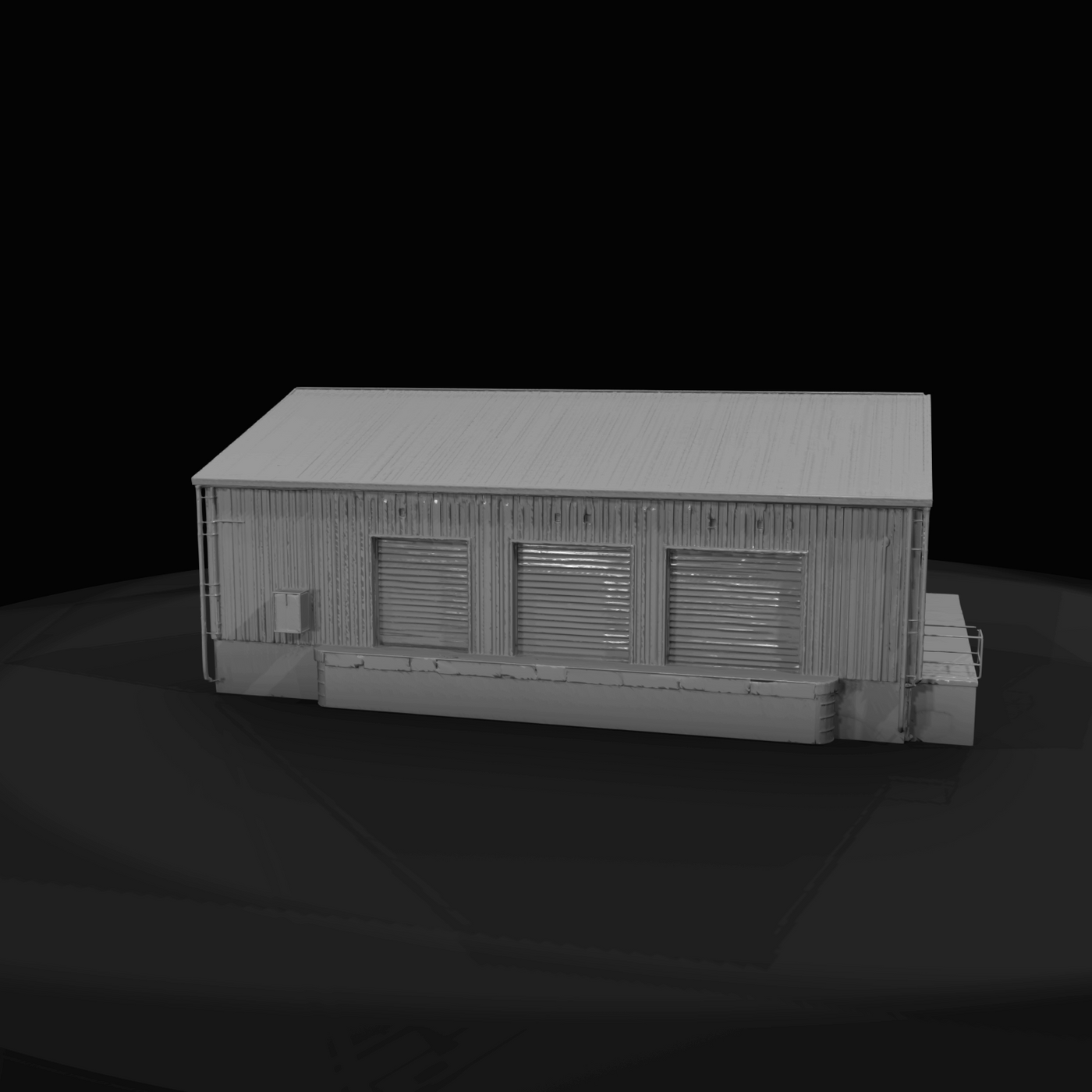 Industrial Storage Warehouse With Loading Dock And Roller Doors (2000s-2020s)