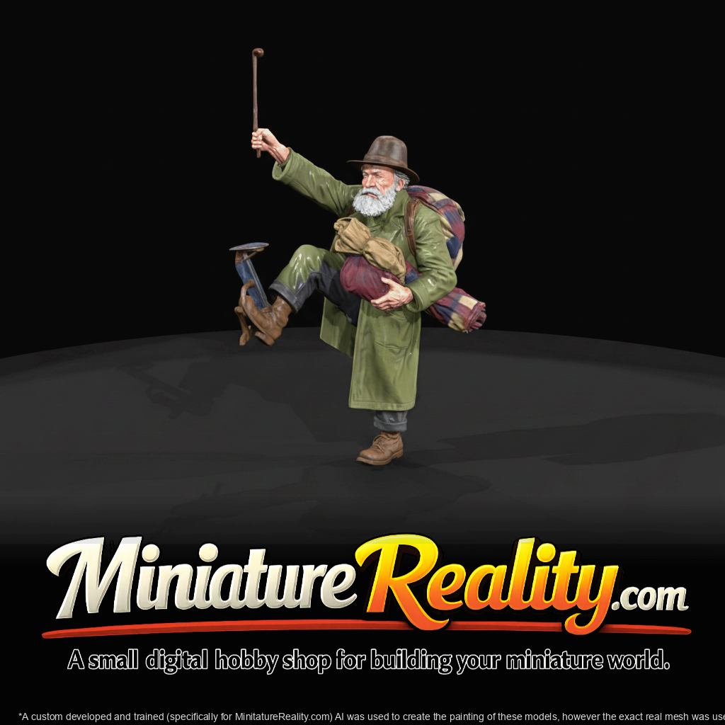 1920-40s Hobos elderly man 3d m (1920)