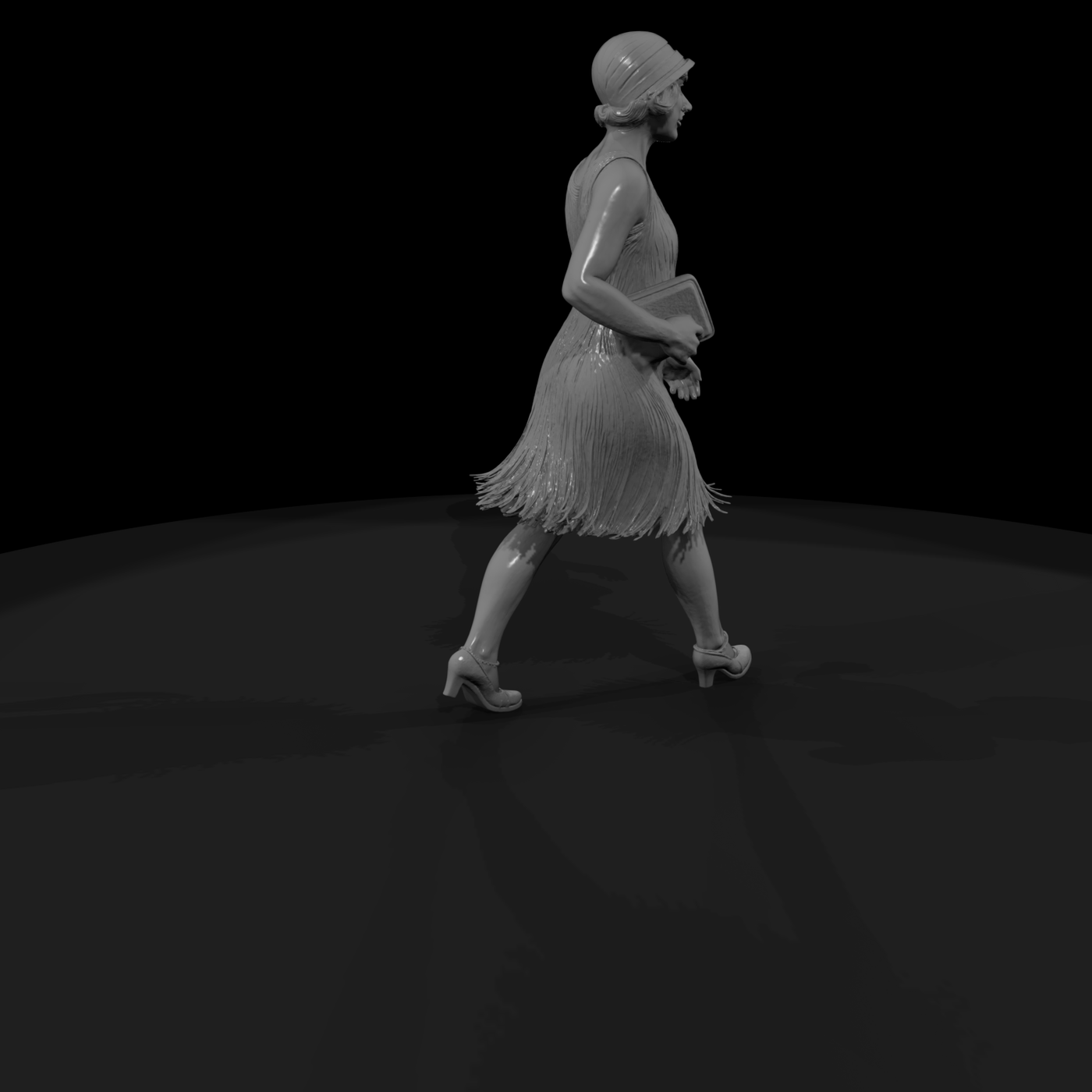 1920S TRAIN PASSENGERS Flapper
