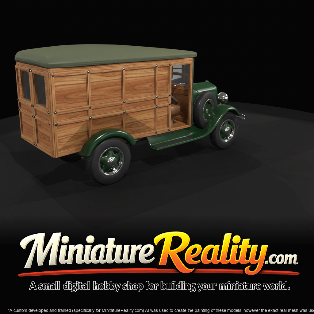 1920 ford mail truck v1