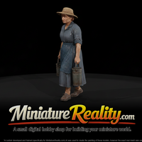 1920s Farm Wife miniature, three-quarter view — thumbnail 1