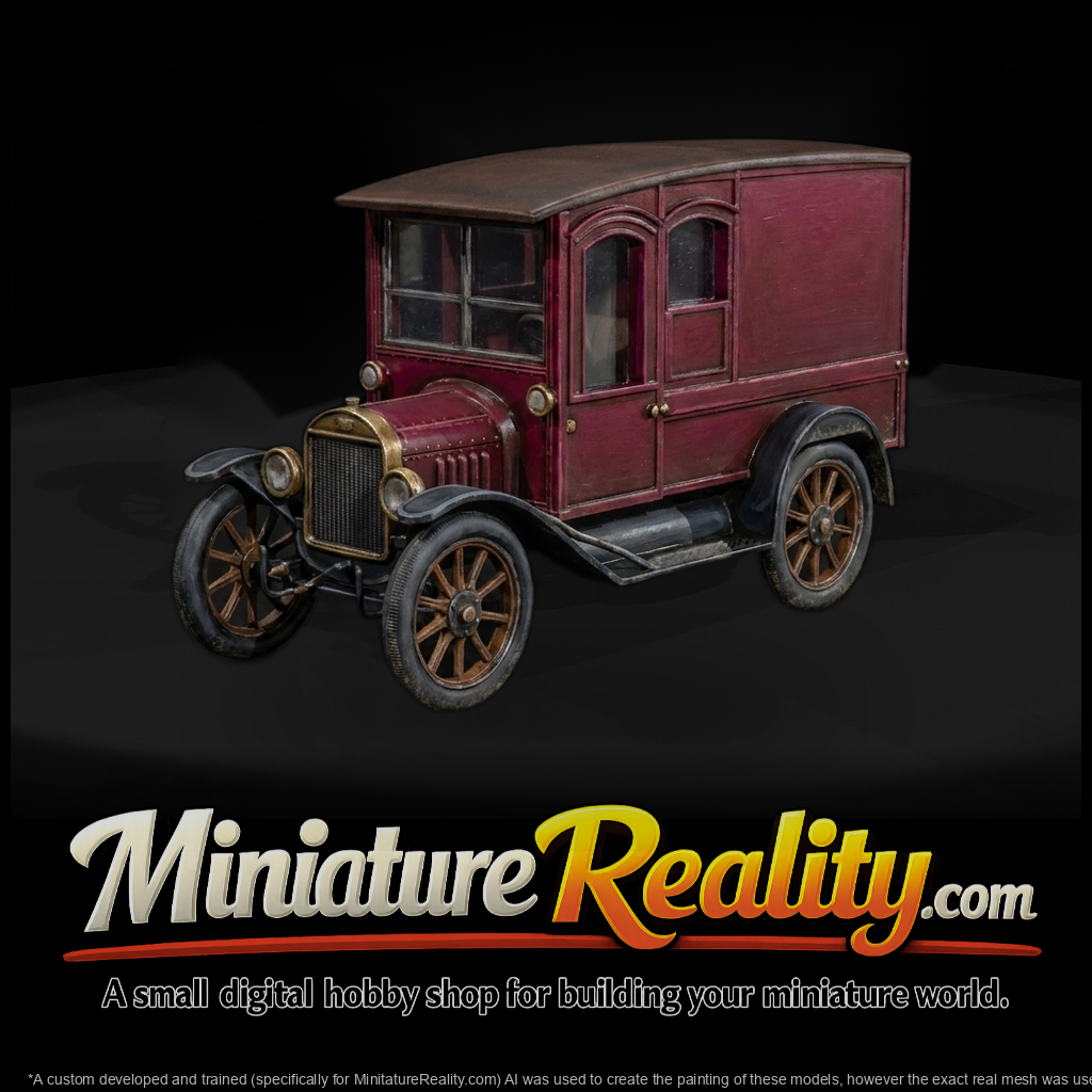 1920s Delivery Truck Box Van