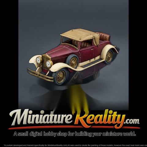 1920s Luxury Convertible Car