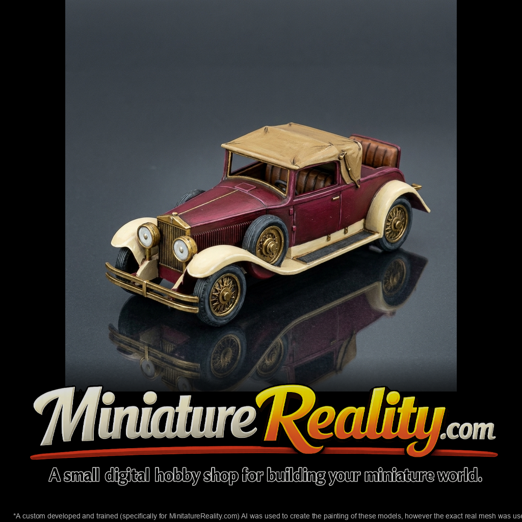 1920s Luxury Convertible Car