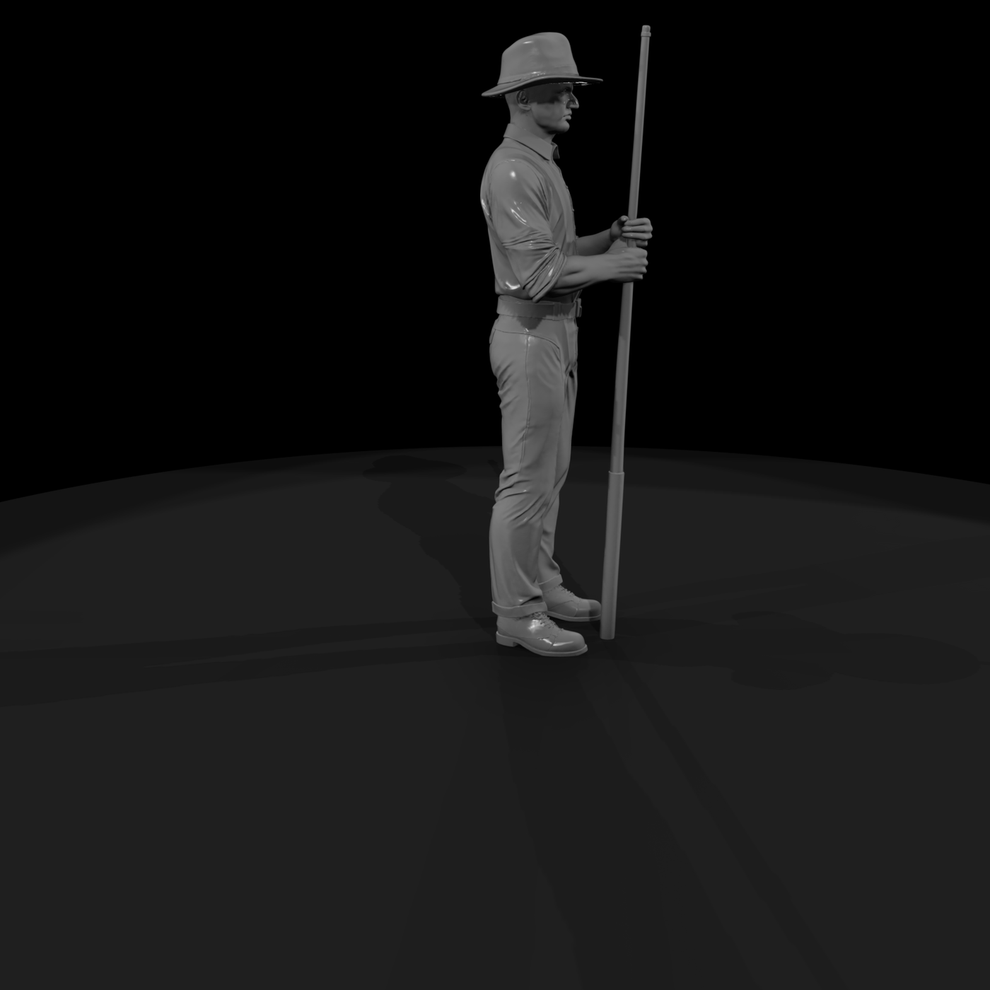 1930S MEN FISHING Man 3