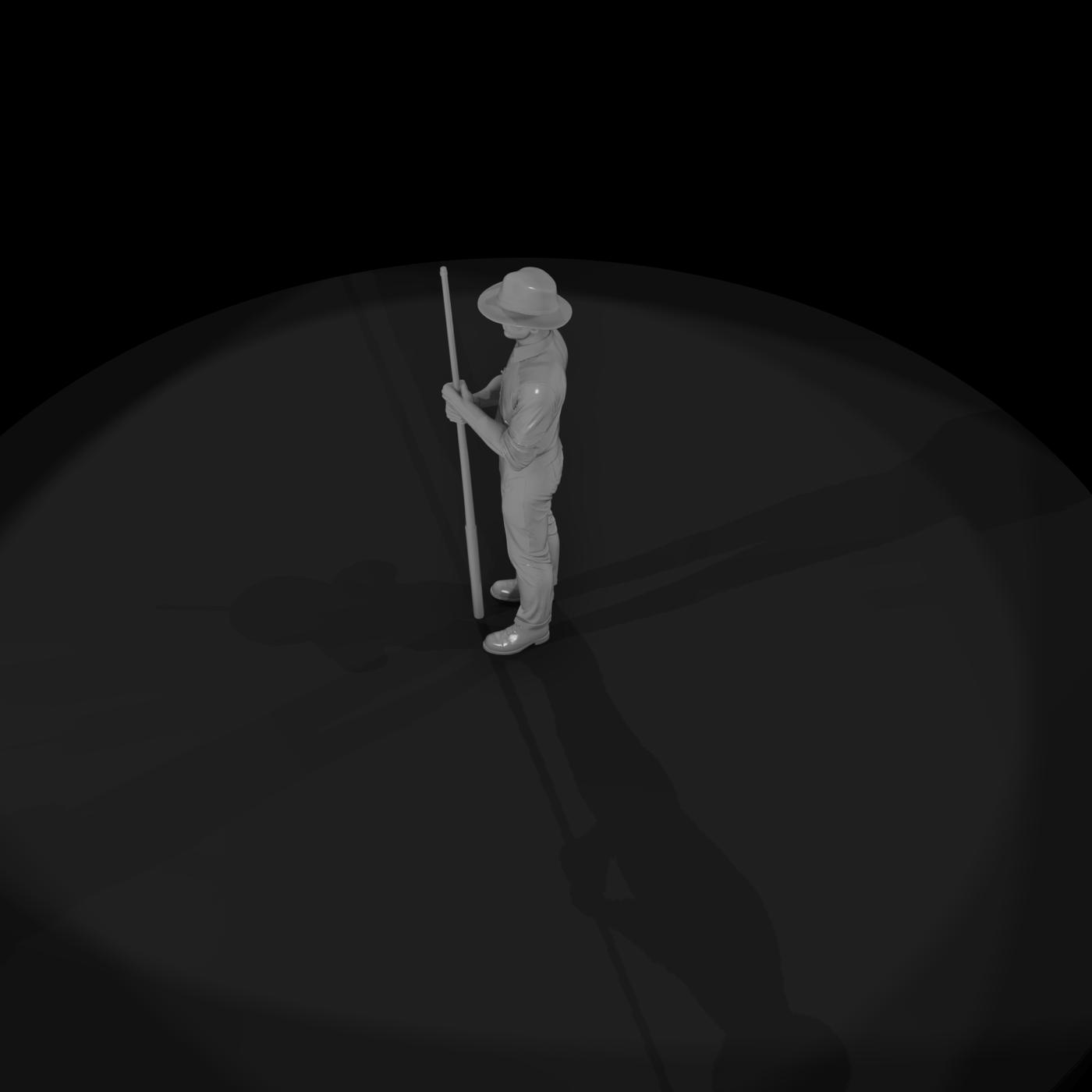 1930S MEN FISHING Man 3
