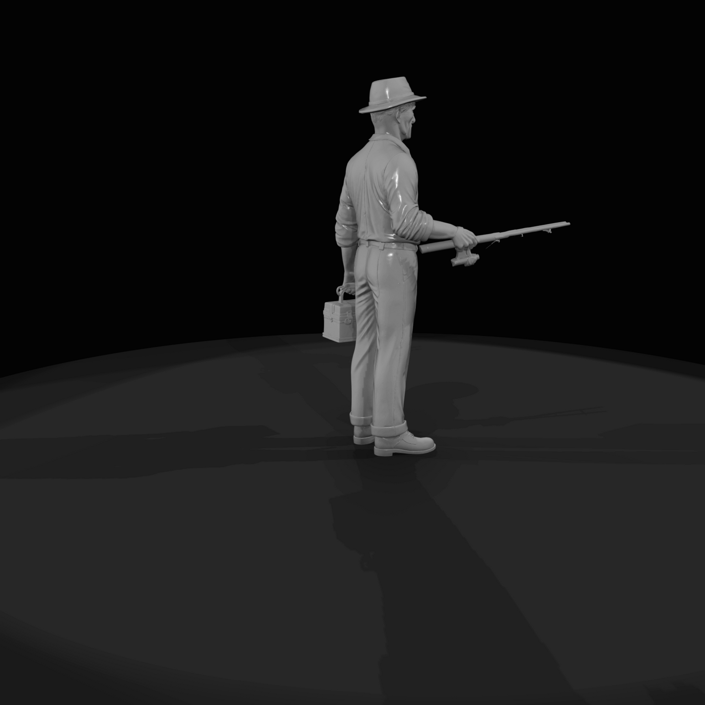 1930S MEN FISHING Man 6 (1930)