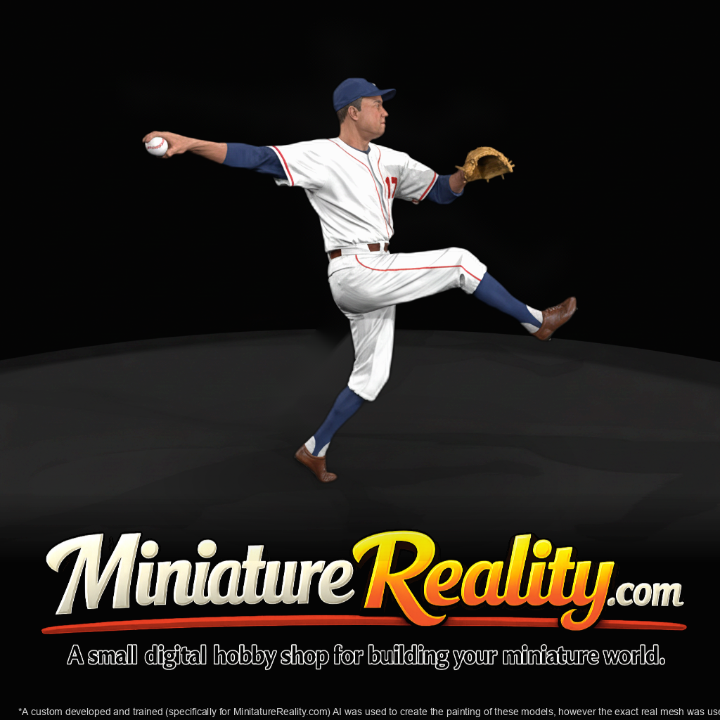 1930s Baseball Outfielder – Printable
