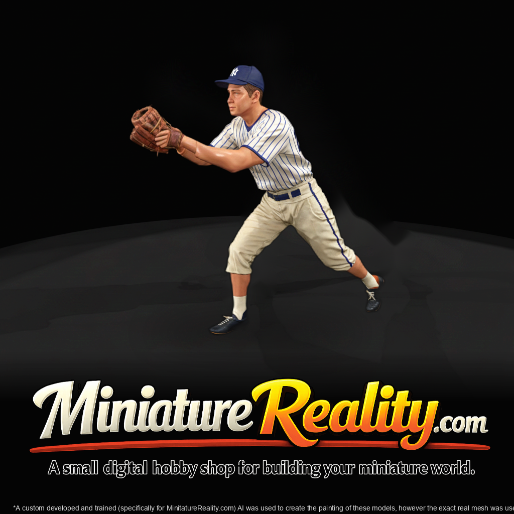 1930s Baseball Player Miniature