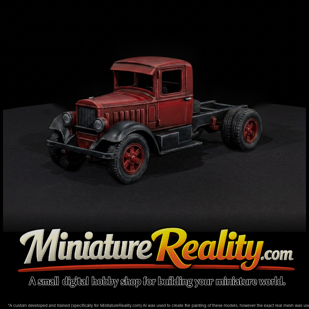 1930s Truck Chassis (HO/ — 3D Printable Part