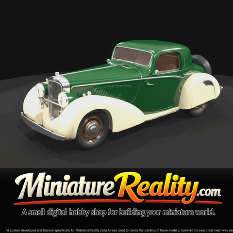 1937 HispanoSuiza K6 miniature, three-quarter view