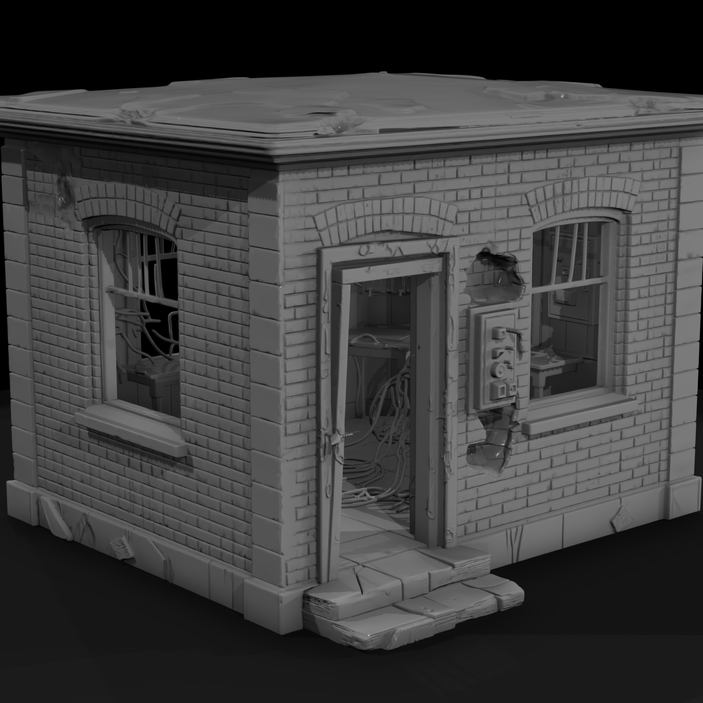 Midcentury American Storefront Prop