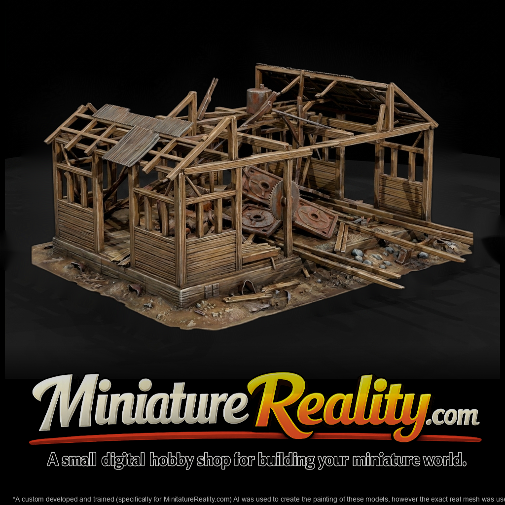 Midcentury Background Building