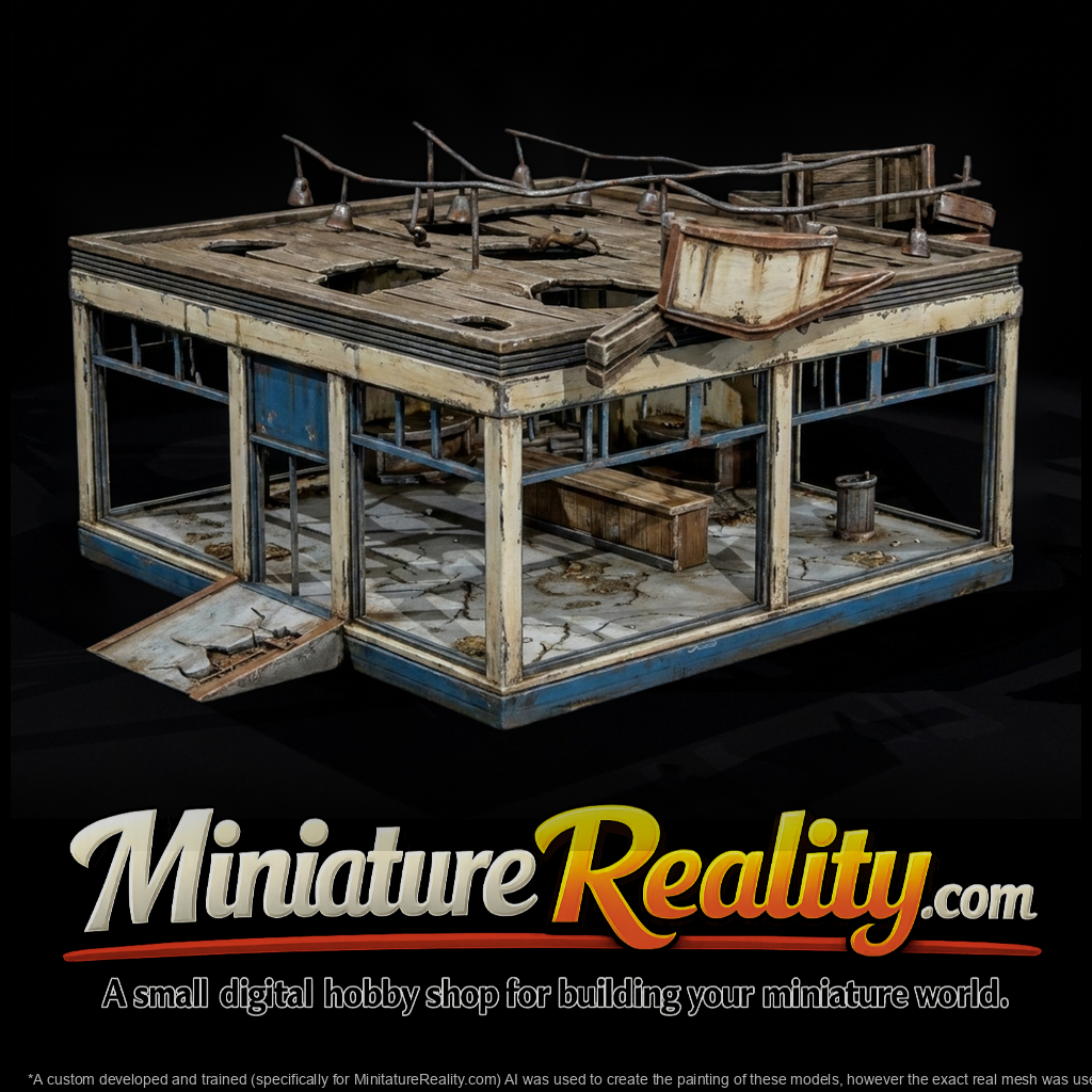 Midcentury Background Building