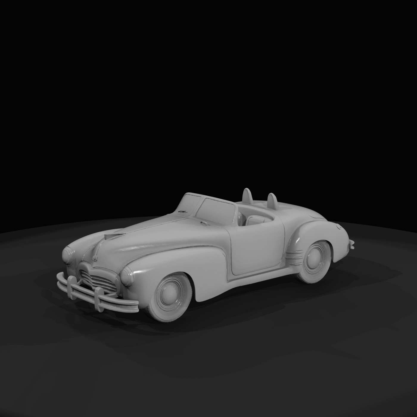 classic convertible car (two-seat roadster)