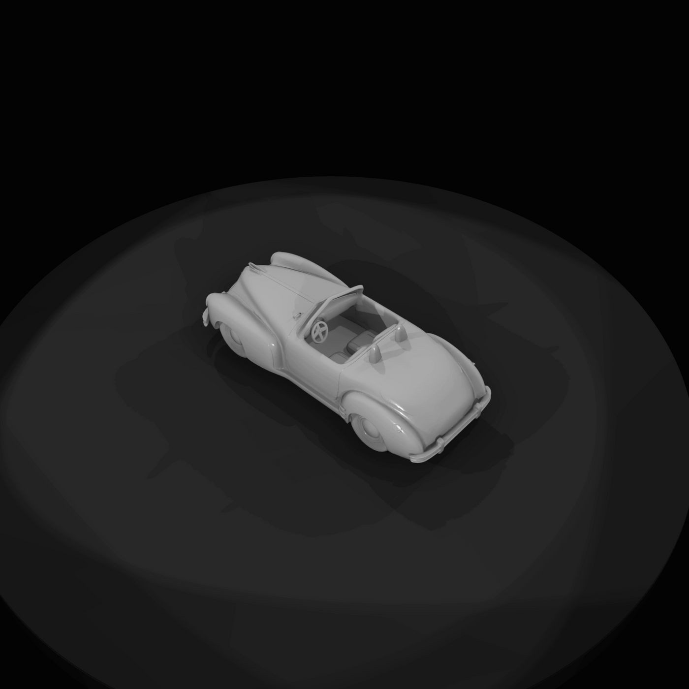 classic convertible car (two-seat roadster)
