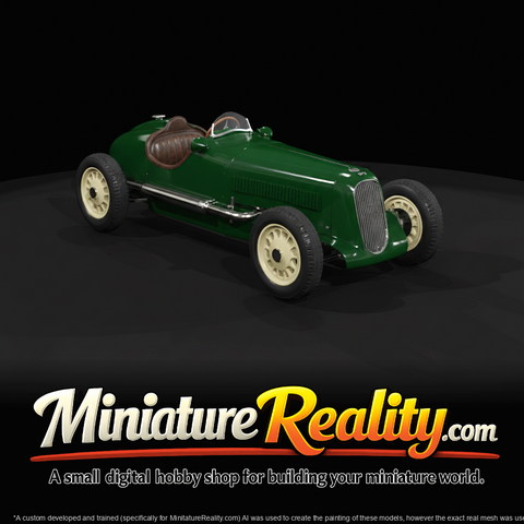 vintage open-wheel race car