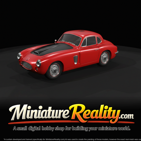 Vintage sports car (2-door coupe)