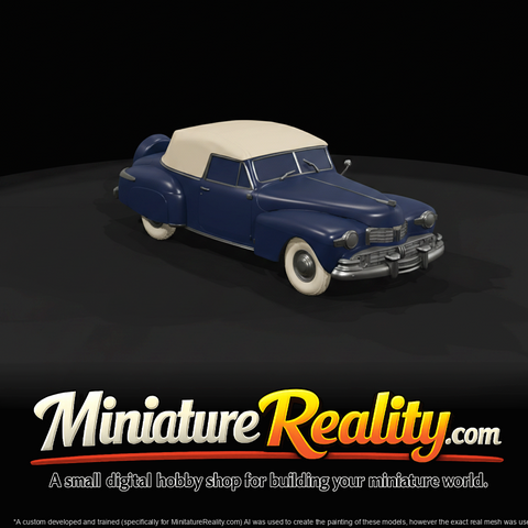 convertible car (scale model)