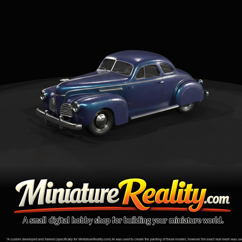 vintage coupe / classic automobile