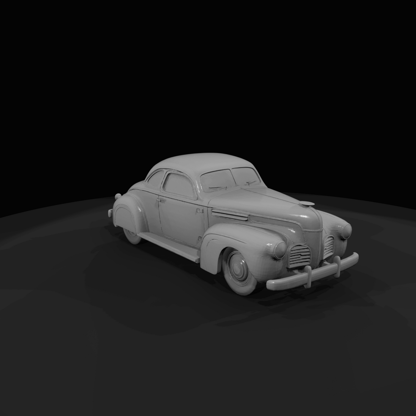 vintage coupe / classic automobile