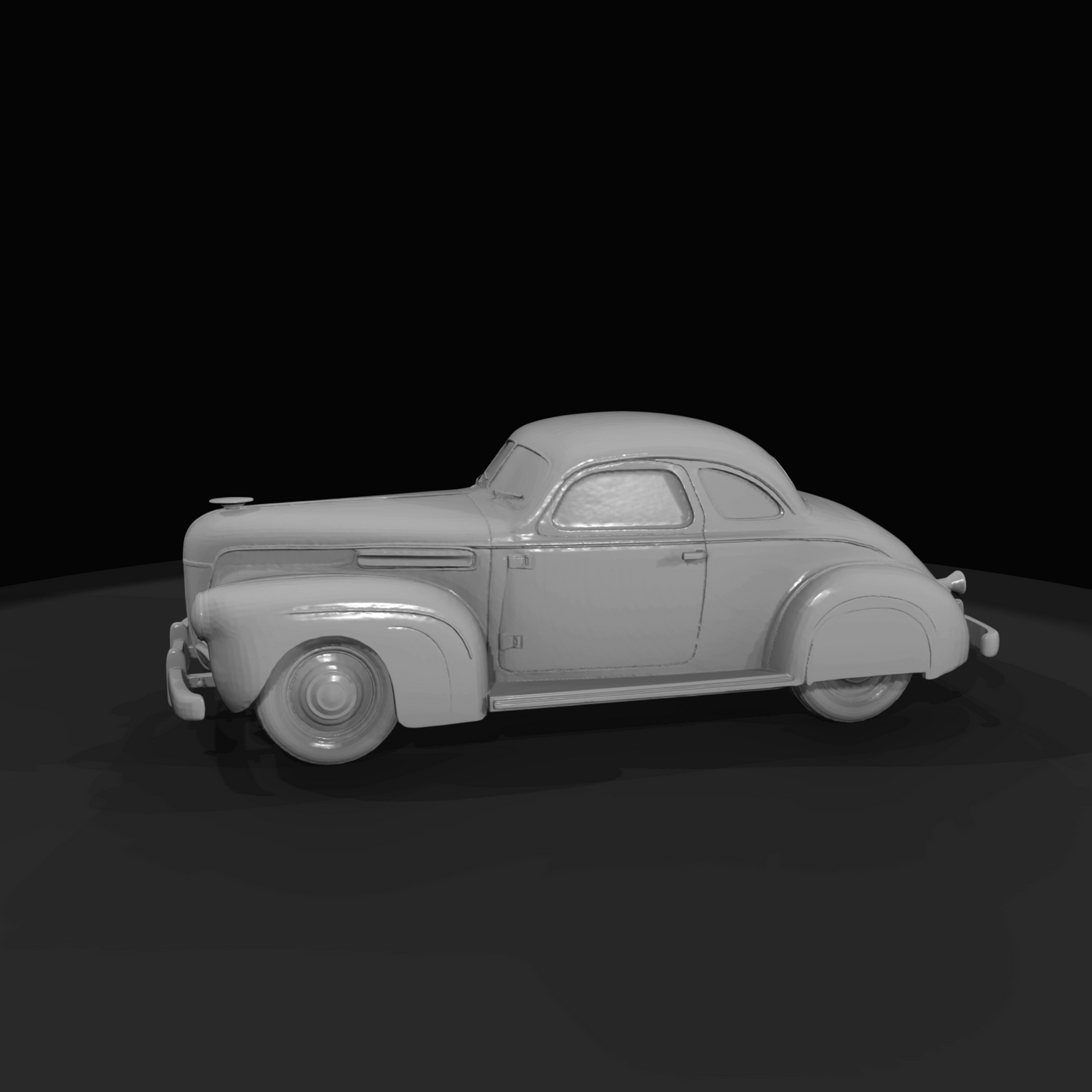 vintage coupe / classic automobile