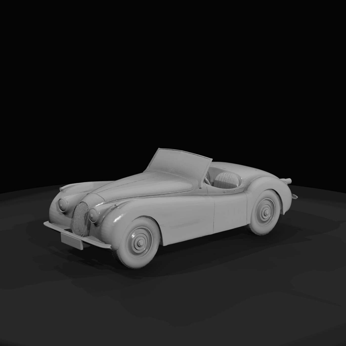 classic convertible sports car