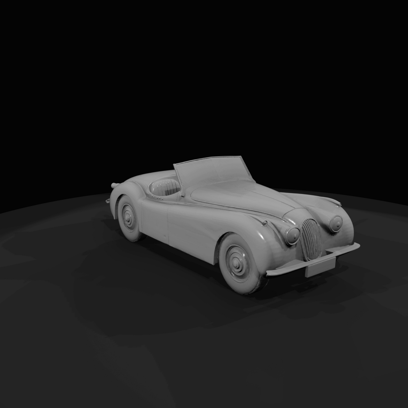 classic convertible sports car