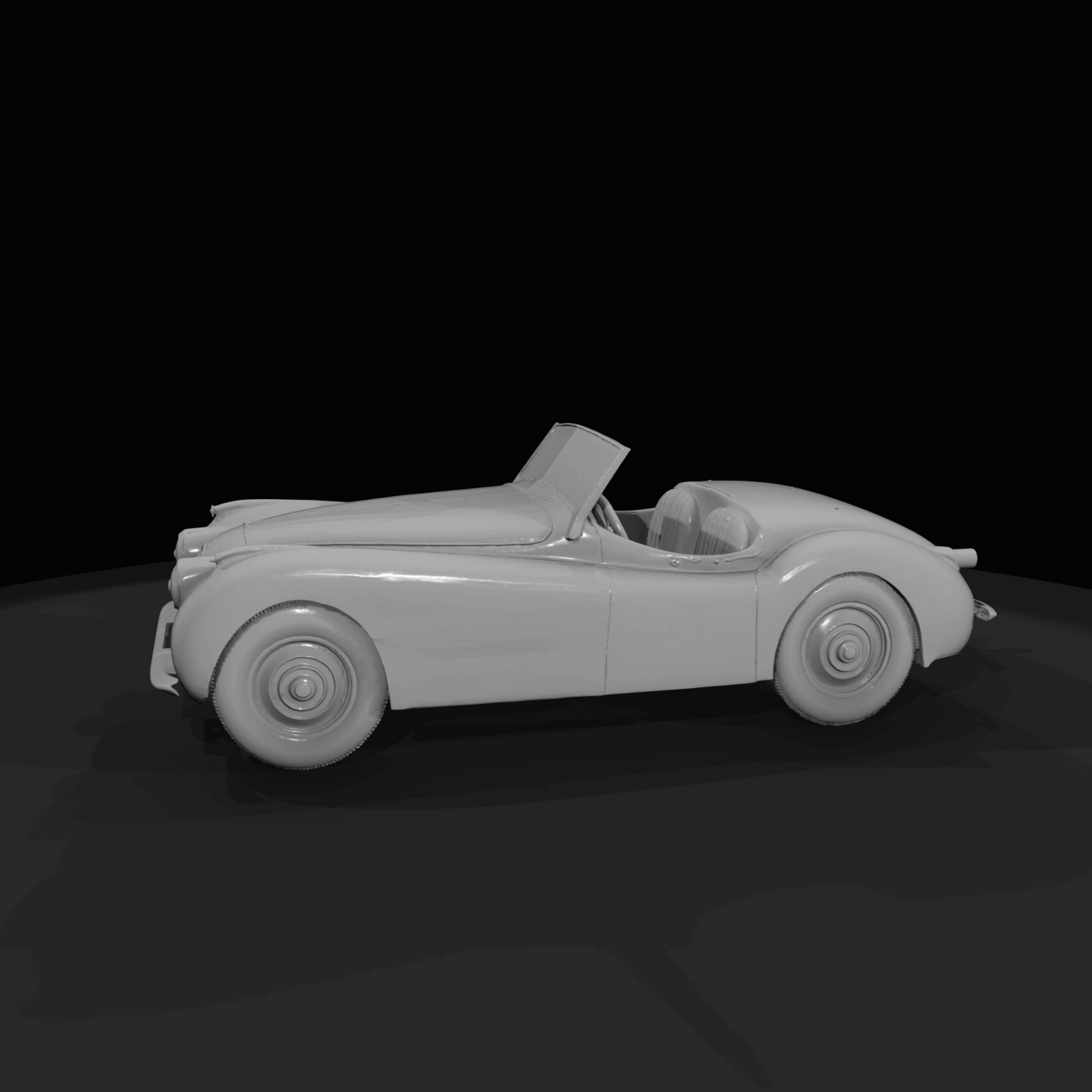 classic convertible sports car