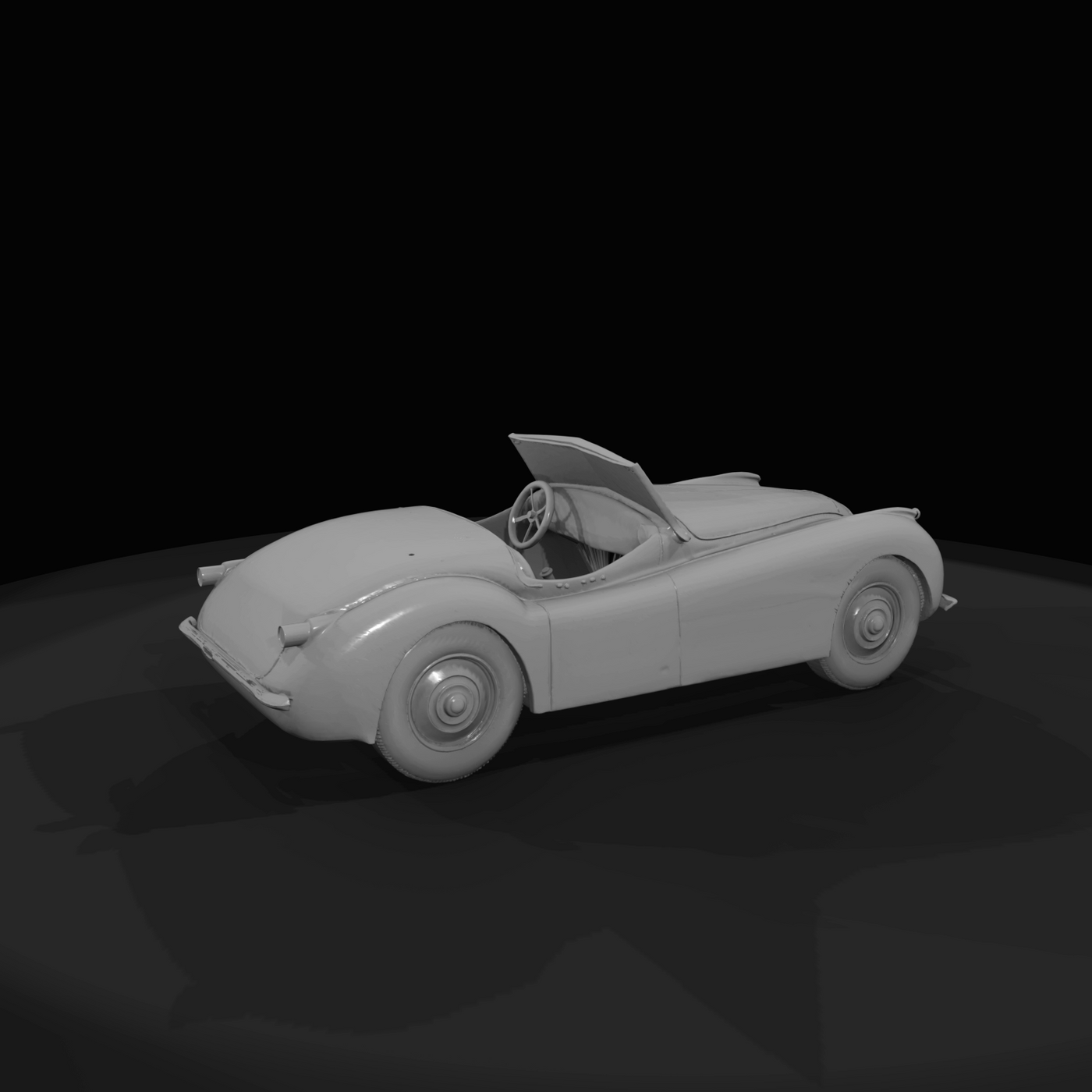 classic convertible sports car