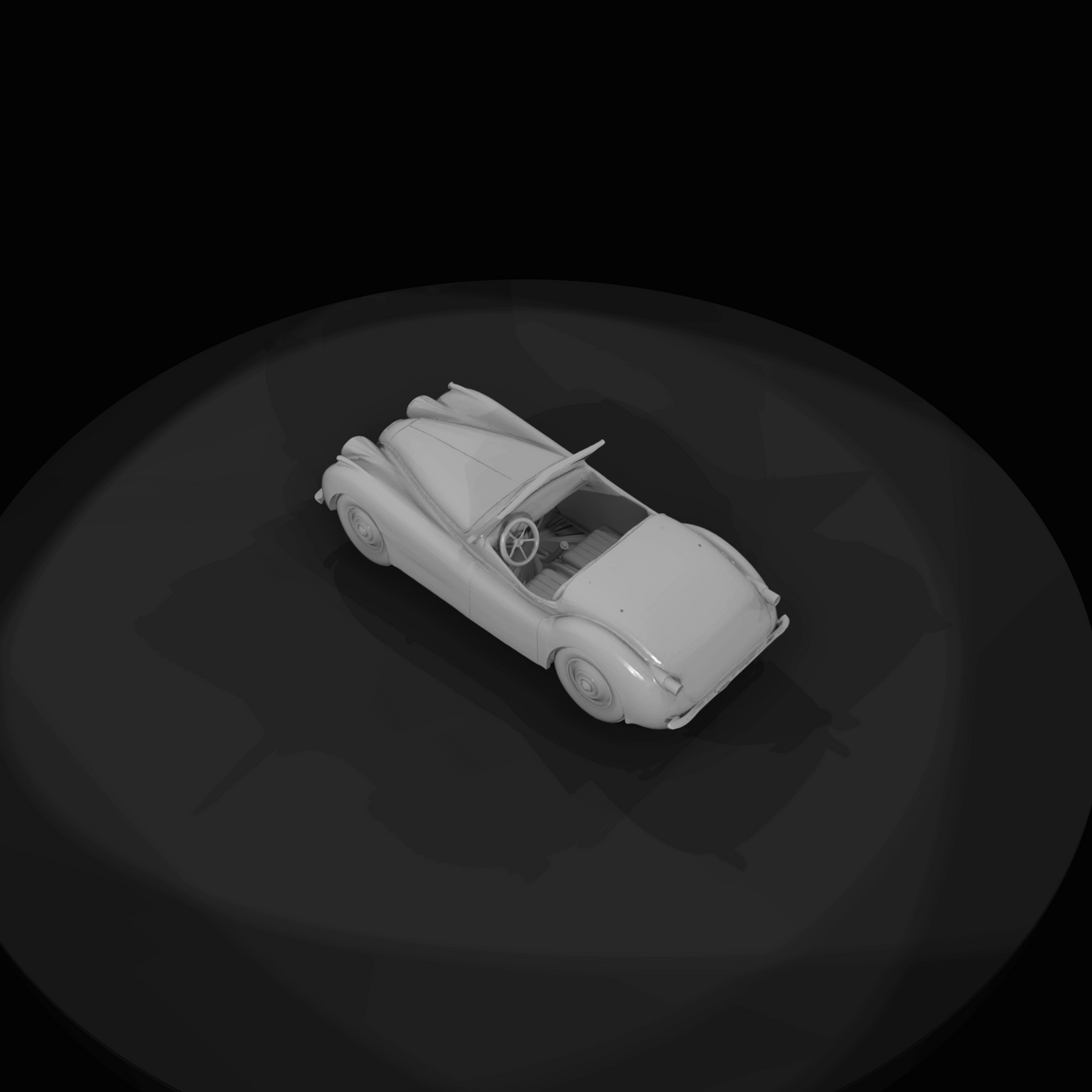 classic convertible sports car