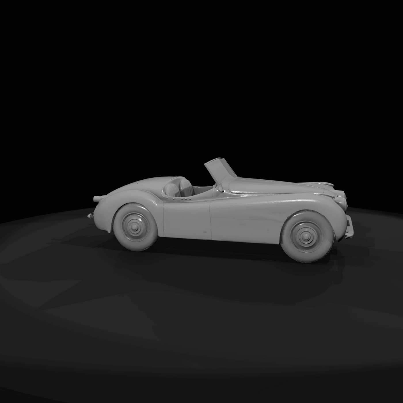 classic convertible sports car