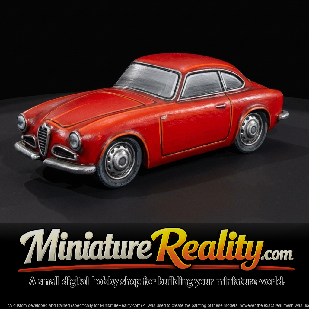 1949 Alfa Romeo Villa d'Este — 3D Printable Miniature