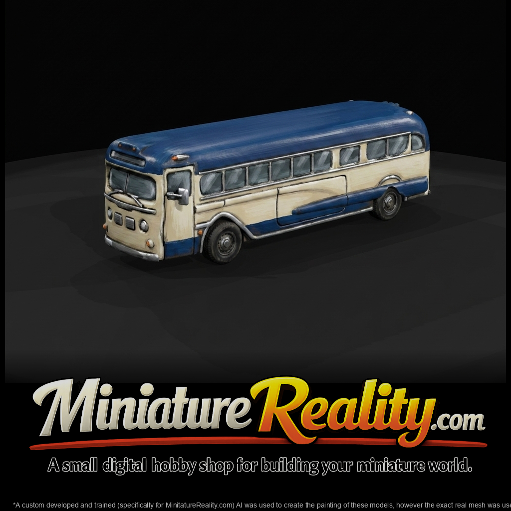 1950s streanline bus