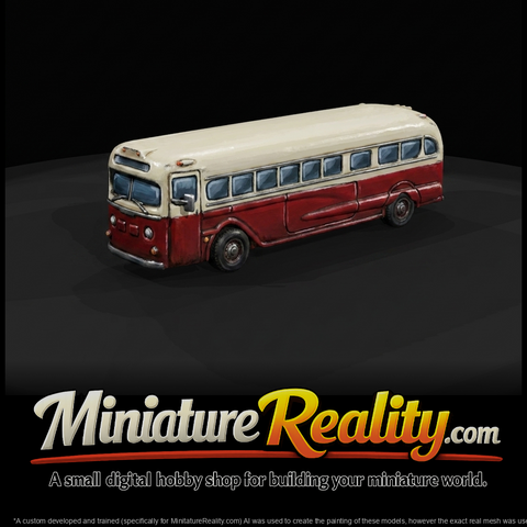 1950s streanline bus