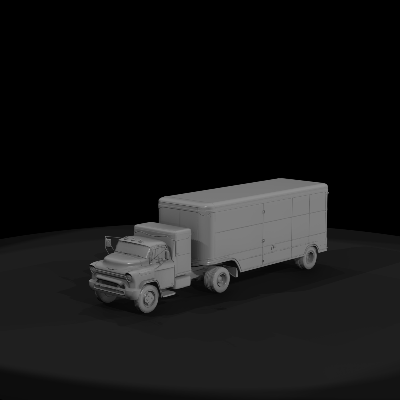 1950s Chevrolet Cab Over Box Truck