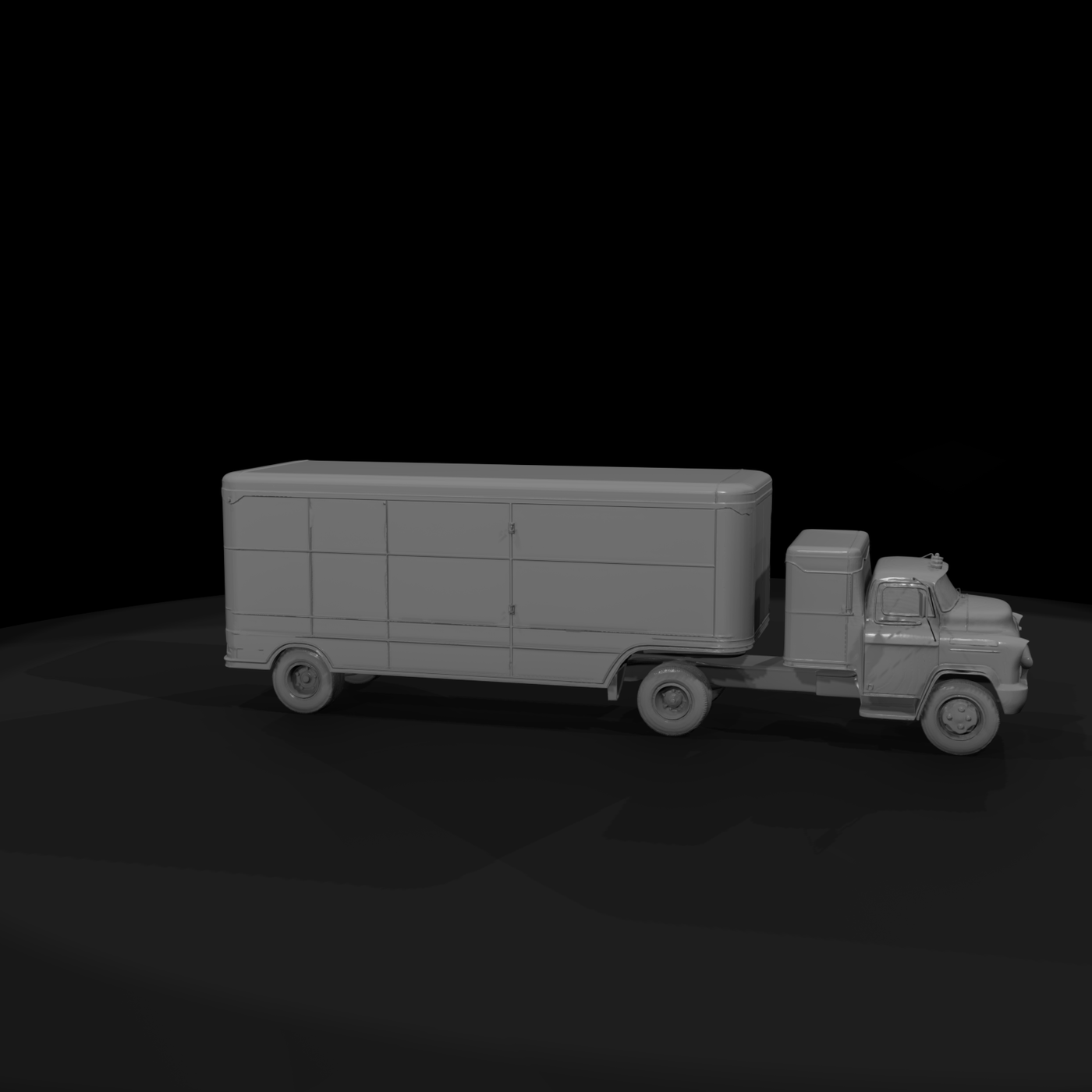 1950s Chevrolet Cab Over Box Truck